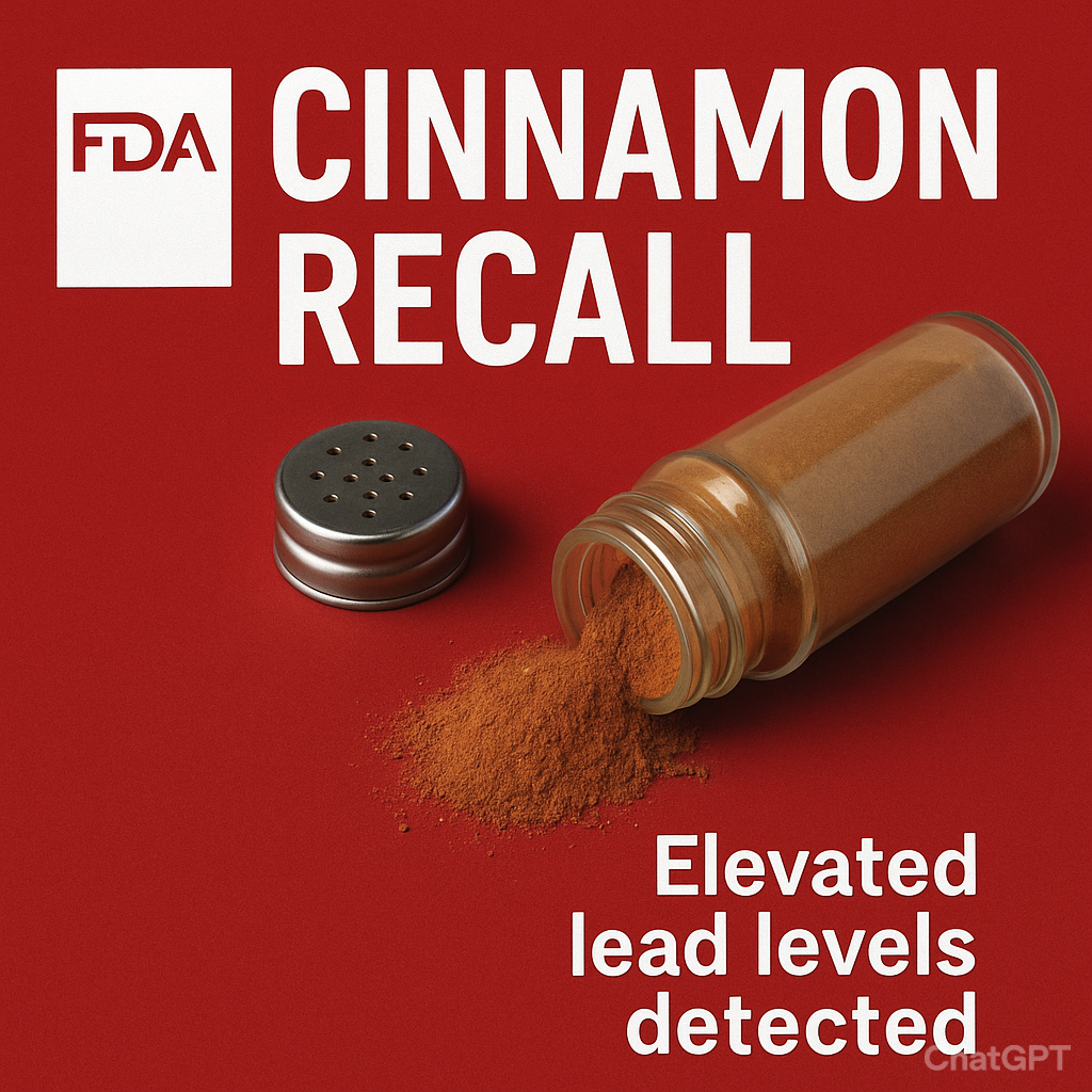 Lead Risk Prompts Nationwide Recall of Ground Cinnamon