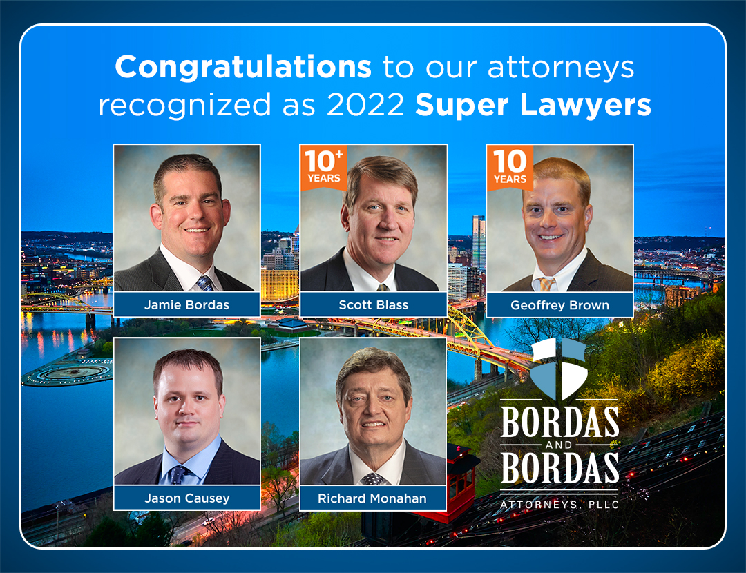 Five Bordas & Bordas Attorneys Selected as 2022 Super Lawyers