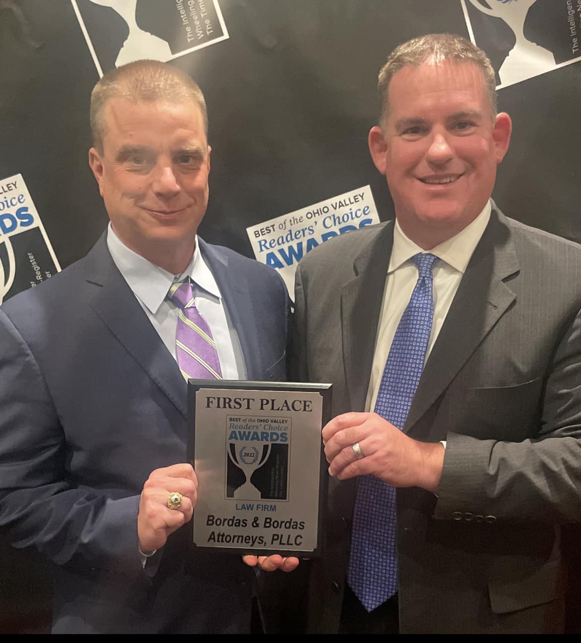 Bordas & Bordas Voted Most Preferred Law Firm for The Intelligencer/Wheeling News-Register’s 2022 Readers Choice Awards